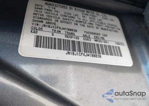 2018 Nissan Rogue Sport Sv из США, поврежденный, VIN JN1BJ1CPXJW188838